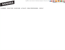 Tablet Screenshot of minima.fr